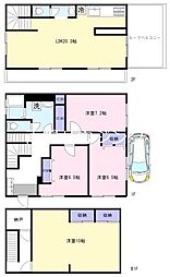 マンションスリーG 3SLDKの間取図画像