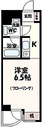 グレース成城 ワンルームの間取図画像