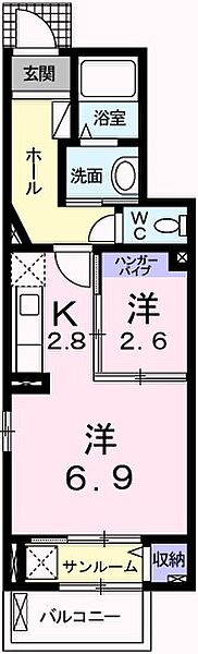 ノアＢ 104｜兵庫県姫路市別所町別所(賃貸アパート1SK・1階・35.18㎡)の写真 その2