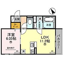 D-room国芳 202 ｜ 兵庫県明石市貴崎3丁目（賃貸マンション1LDK・2階・40.13㎡） その2