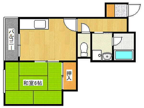 ヴィラ・オークラ E2｜兵庫県神戸市東灘区住吉東町4丁目(賃貸マンション1DK・2階・33.54㎡)の写真 その2