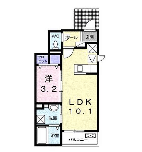 カトレアI 101｜兵庫県小野市黒川町(賃貸アパート1LDK・1階・33.49㎡)の写真 その2