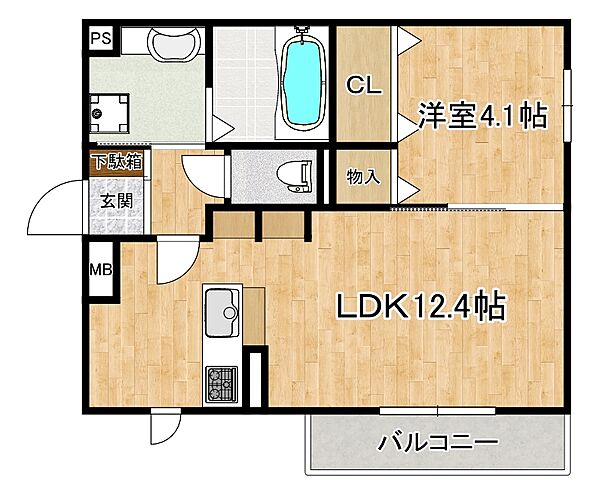 ディアコート住吉本町 306｜兵庫県神戸市東灘区住吉本町2丁目(賃貸アパート1LDK・3階・41.01㎡)の写真 その2