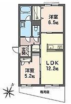 シャーメゾン花水木 102 ｜ 兵庫県明石市大久保町福田1丁目（賃貸アパート2LDK・1階・55.66㎡） その2