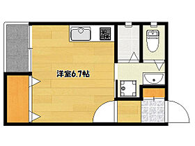 エターナルシー明石 201 ｜ 兵庫県明石市鷹匠町（賃貸アパート1R・2階・18.62㎡） その2