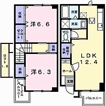 マリオンＢ 103 ｜ 兵庫県相生市千尋町（賃貸アパート2LDK・1階・63.44㎡） その2