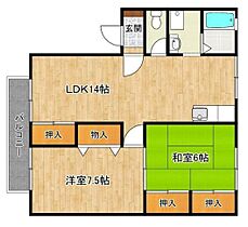 ハイムビオ 102 ｜ 兵庫県明石市大久保町福田（賃貸アパート2LDK・1階・61.00㎡） その2