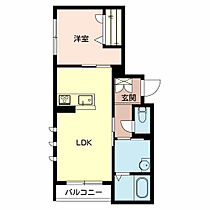 CINQ ETOILE 201 ｜ 兵庫県加東市上滝野（賃貸アパート1LDK・2階・41.61㎡） その2