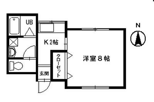 シャトーシマダII 102｜石川県野々市市住吉町(賃貸アパート1K・1階・26.28㎡)の写真 その2