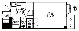 グリーンハイツII 303 ｜ 石川県野々市市高橋町14-43（賃貸マンション1K・3階・27.92㎡） その2