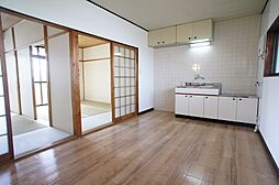 JR香椎線 伊賀駅 徒歩12分の賃貸アパート 1階2LDKのリビング/ダイニング