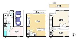 東淀川区小松3丁目 中古戸建 2SLDK