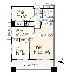 間取図画像 3LDK