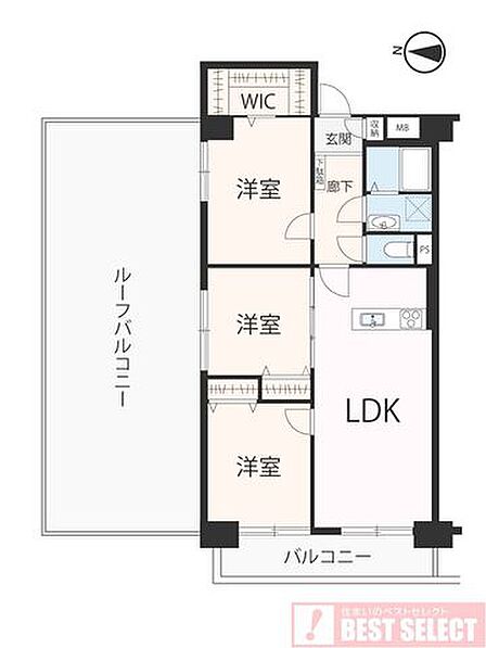 ■9階3方向角部屋で陽当り・通風・眺望良好!3LDK新規リフォームマンション!