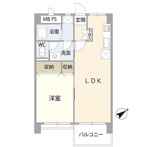 間取り トーア不動前マンション 6階/-