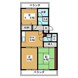 間取図画像 3DK
