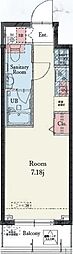 Residence IRUMA ワンルームの間取図画像
