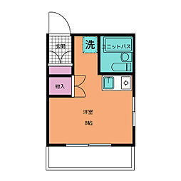 イッセイハウス浦和第一 ワンルームの間取図画像