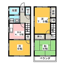 メゾンタカハシ 3DKの間取図画像
