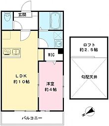ステラフィオーレ 1LDKの間取図画像
