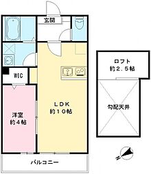 ステラフィオーレ 1LDKの間取図画像