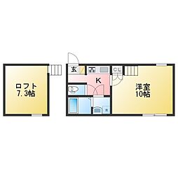 WellPine 1Kの間取図画像