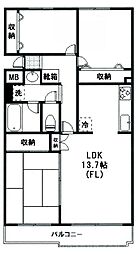 グランドゥール宮崎台 1階3LDKの間取り