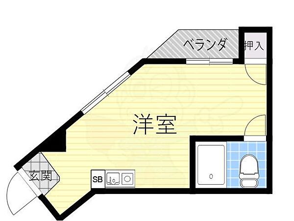 五門ハイツ ｜大阪府寝屋川市寿町(賃貸マンション1R・3階・13.66㎡)の写真 その2