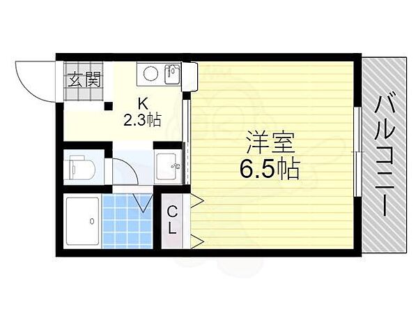 アーバンコート香里園 ｜大阪府寝屋川市田井町(賃貸マンション1K・3階・21.66㎡)の写真 その2