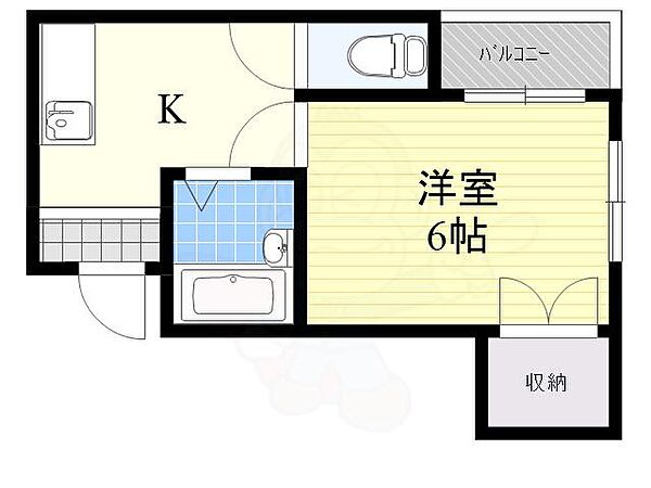 フローラルヴィラ ｜大阪府寝屋川市平池町(賃貸マンション1K・2階・20.83㎡)の写真 その2