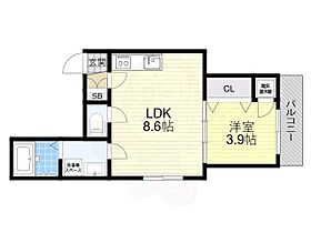 大阪府門真市石原町（賃貸アパート1LDK・2階・30.11㎡） その2