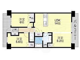 大阪府門真市松生町（賃貸マンション3LDK・1階・63.04㎡） その20