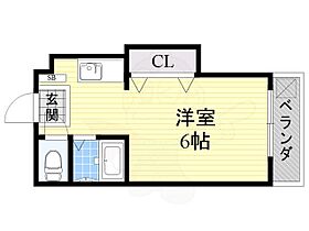 スタジオM  ｜ 大阪府寝屋川市高宮新町23番1号（賃貸マンション1R・6階・19.00㎡） その2