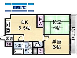 間取図画像 2DK