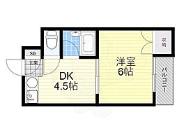エステートツクイ 1DKの間取図画像