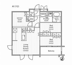 nido SAKURAGAOKA 2SLDKの間取図画像