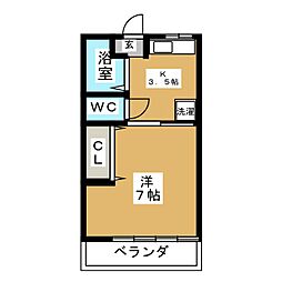 JR京浜東北・根岸線 蒲田駅 徒歩7分の賃貸アパート 1階1Kの間取り