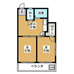 間取図画像 2DK