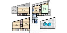 兵庫県西宮市獅子ケ口町（賃貸テラスハウス4DK・2階・87.03㎡） その2