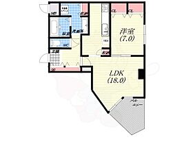 兵庫県西宮市若草町１丁目7番3号（賃貸マンション1LDK・1階・54.14㎡） その2