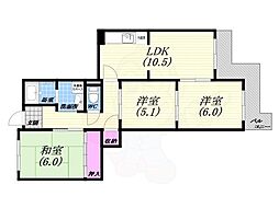 間取図画像 3LDK