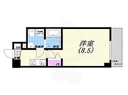 セレニテ甲子園 1Kの間取図画像