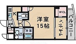 セレニテ甲子園 1LDKの間取図画像
