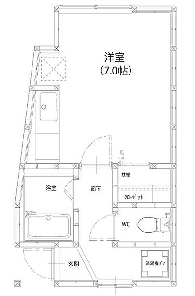 新栄荘 103｜東京都北区王子2丁目(賃貸アパート1R・1階・18.71㎡)の写真 その2