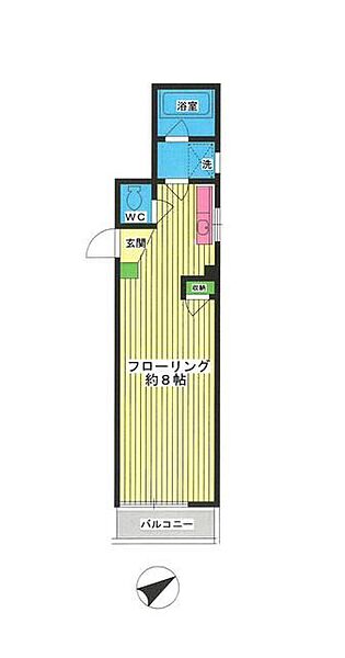 伴野ビル 302｜東京都北区中里2丁目(賃貸マンション1R・3階・29.00㎡)の写真 その2