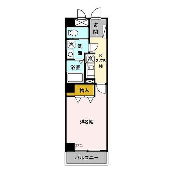 エミナンス丸山台 305｜埼玉県和光市丸山台1丁目(賃貸マンション1K・1階・29.23㎡)の写真 その2