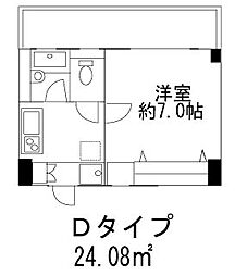 ヒューリックレジデンス参宮橋 1Kの間取図画像