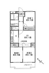 小田急小田原線 東海大学前駅 徒歩12分 3LDKの間取り