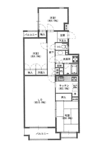 間取りを拡大表示