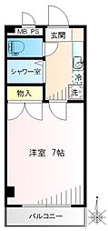 間取図画像 1K